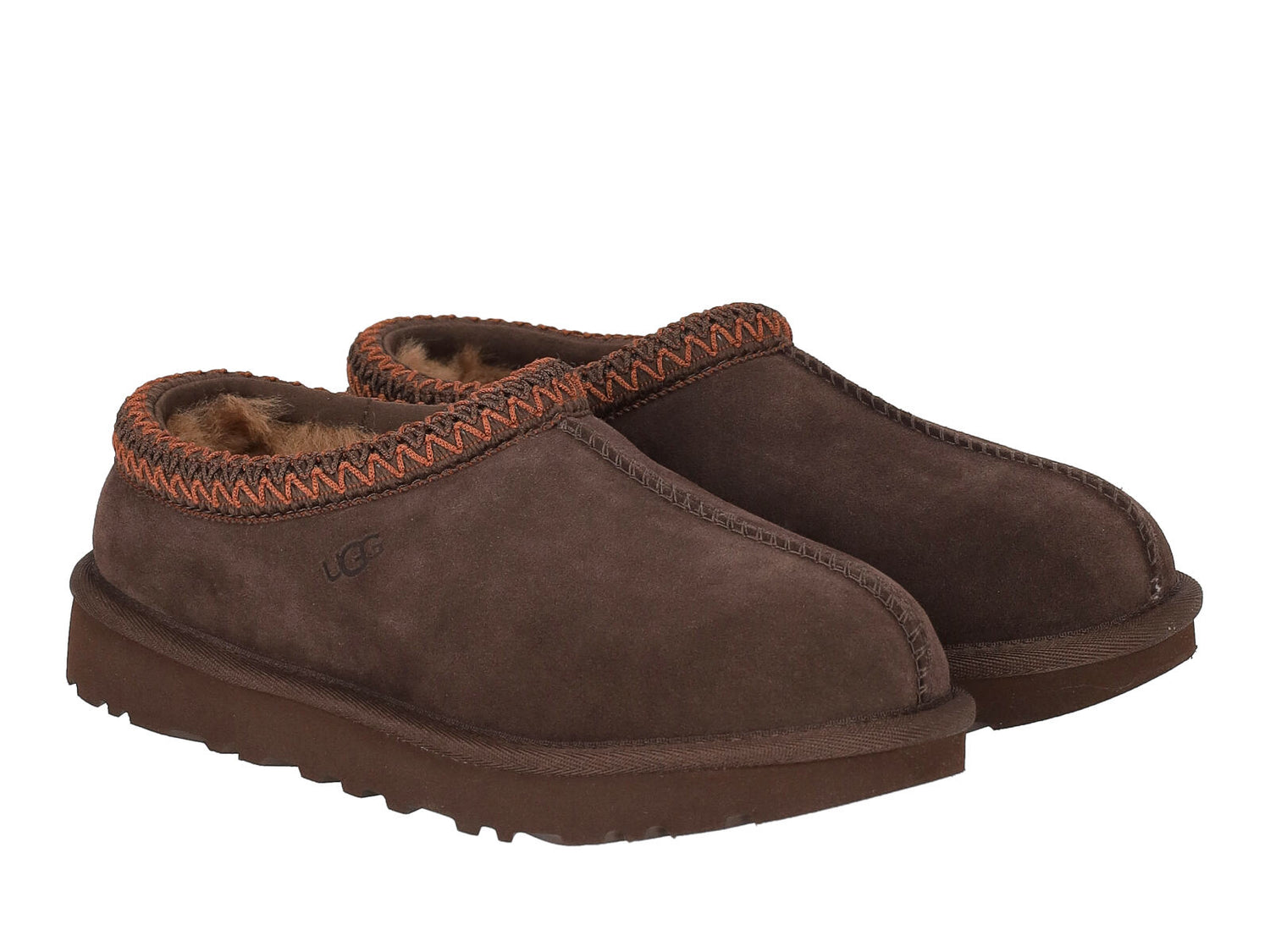 Sabot basso Tasman in camoscio con suola in gomma.