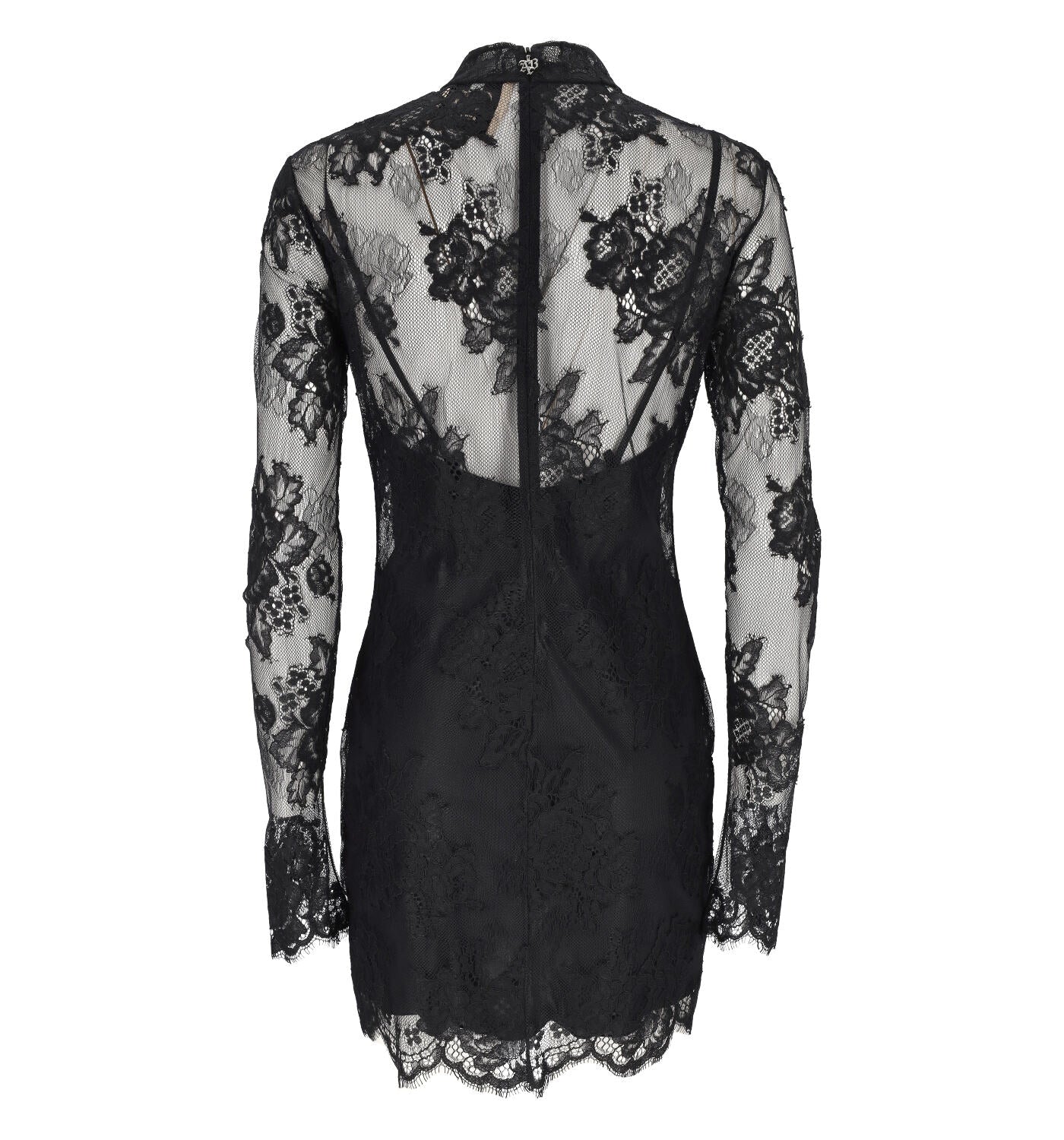 Abito corto in pizzo