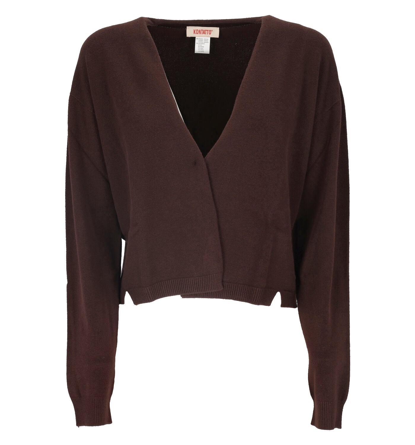 Cardigan senza bottoni