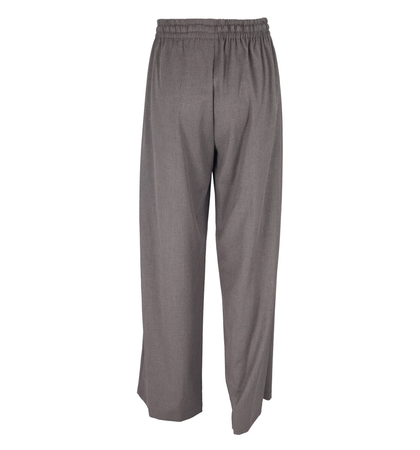 Pantalone largo con elastico in vita