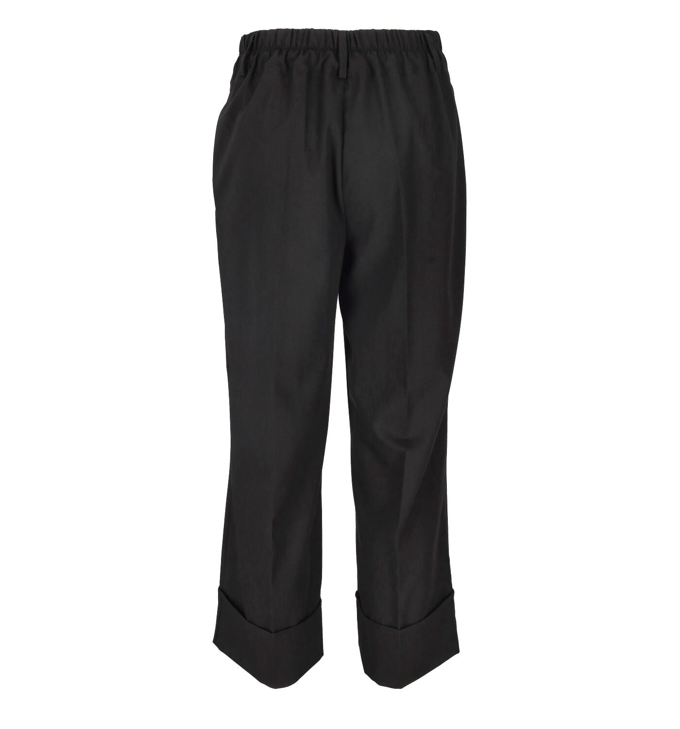 Pantalone in viscosa gaucho con piega