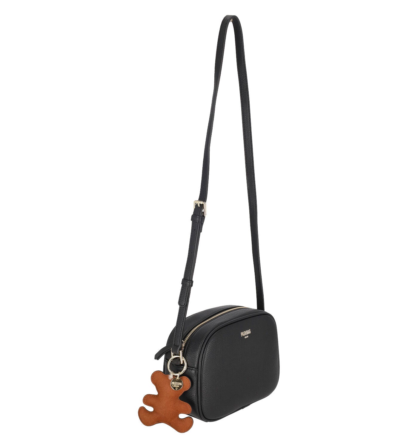 Borsa a tracolla con chiusura zip e tracolla regolabile