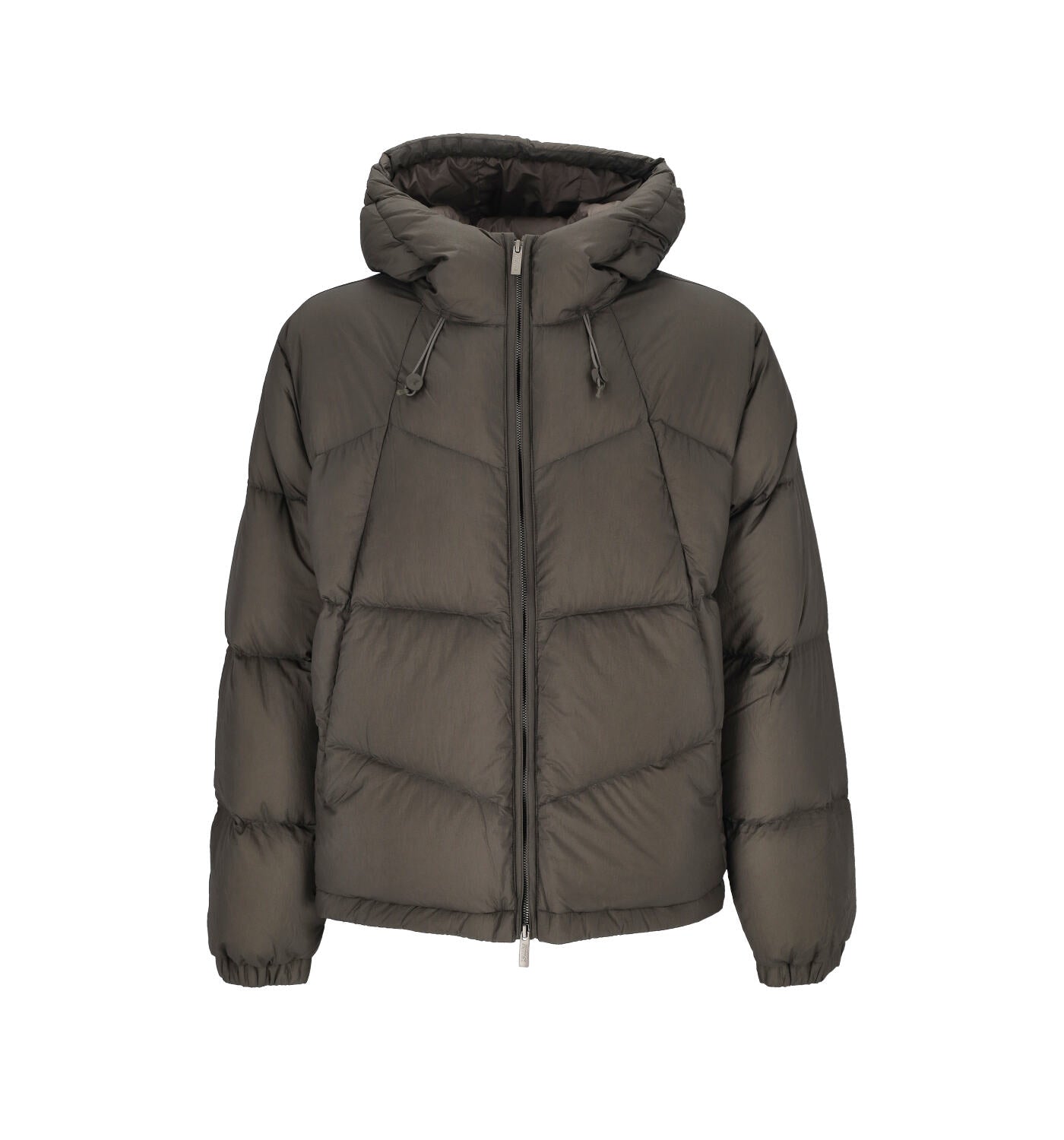 Bomber trapuntato con cappuccio