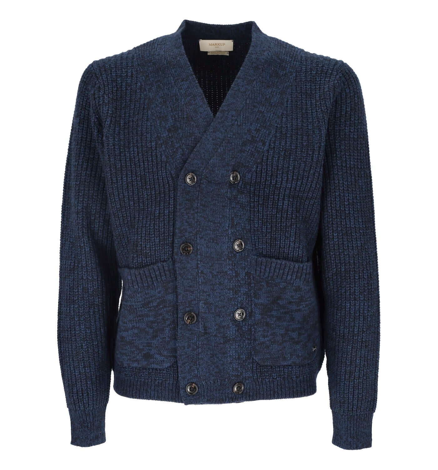 Cardigan doppio petto in lana