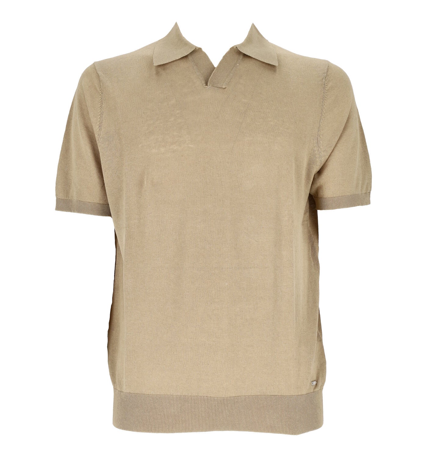 Polo mezza manica bowling misto lino