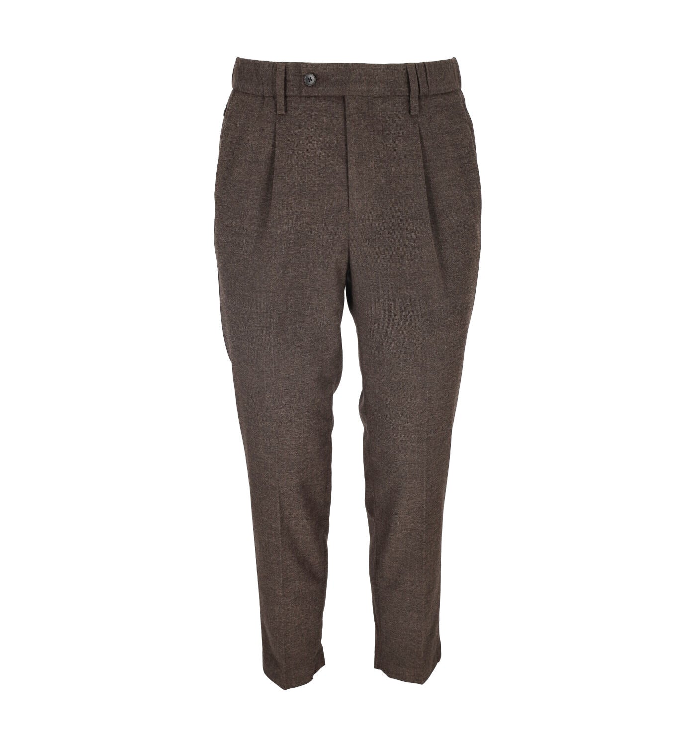 Pantalone gessato con pince
