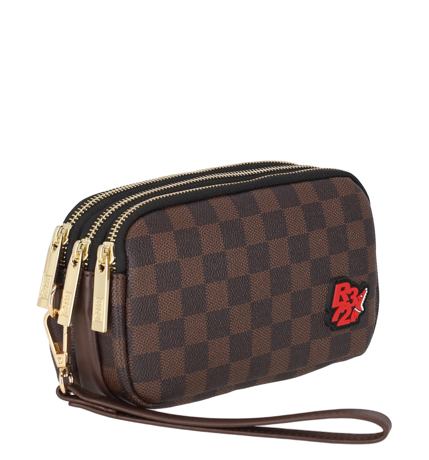 Pochette con tre zip