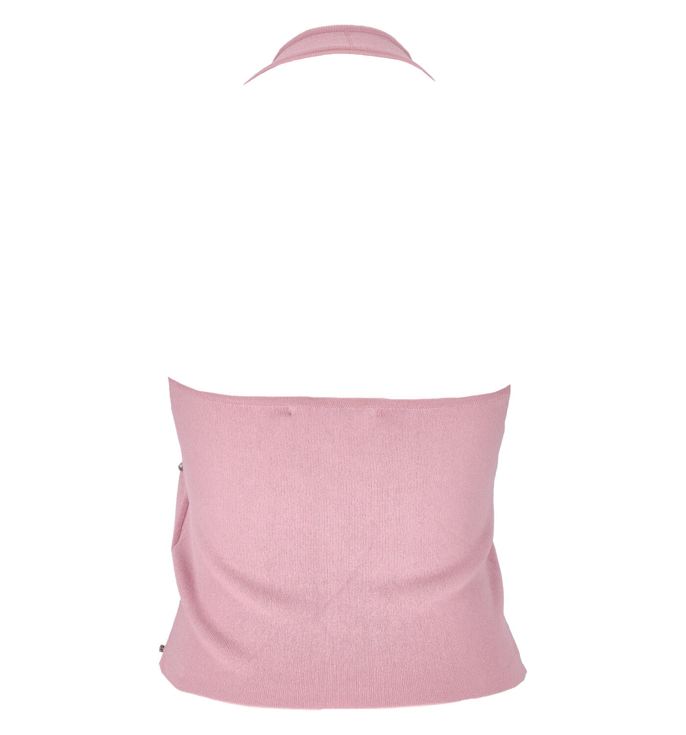Crop top con swarovski