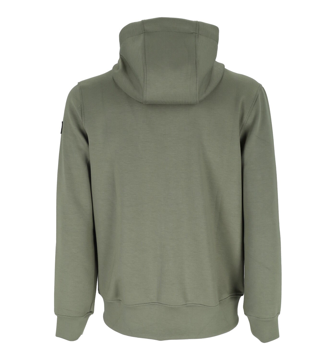 FELPA CON CAPPUCCIO VERDE MILITARE