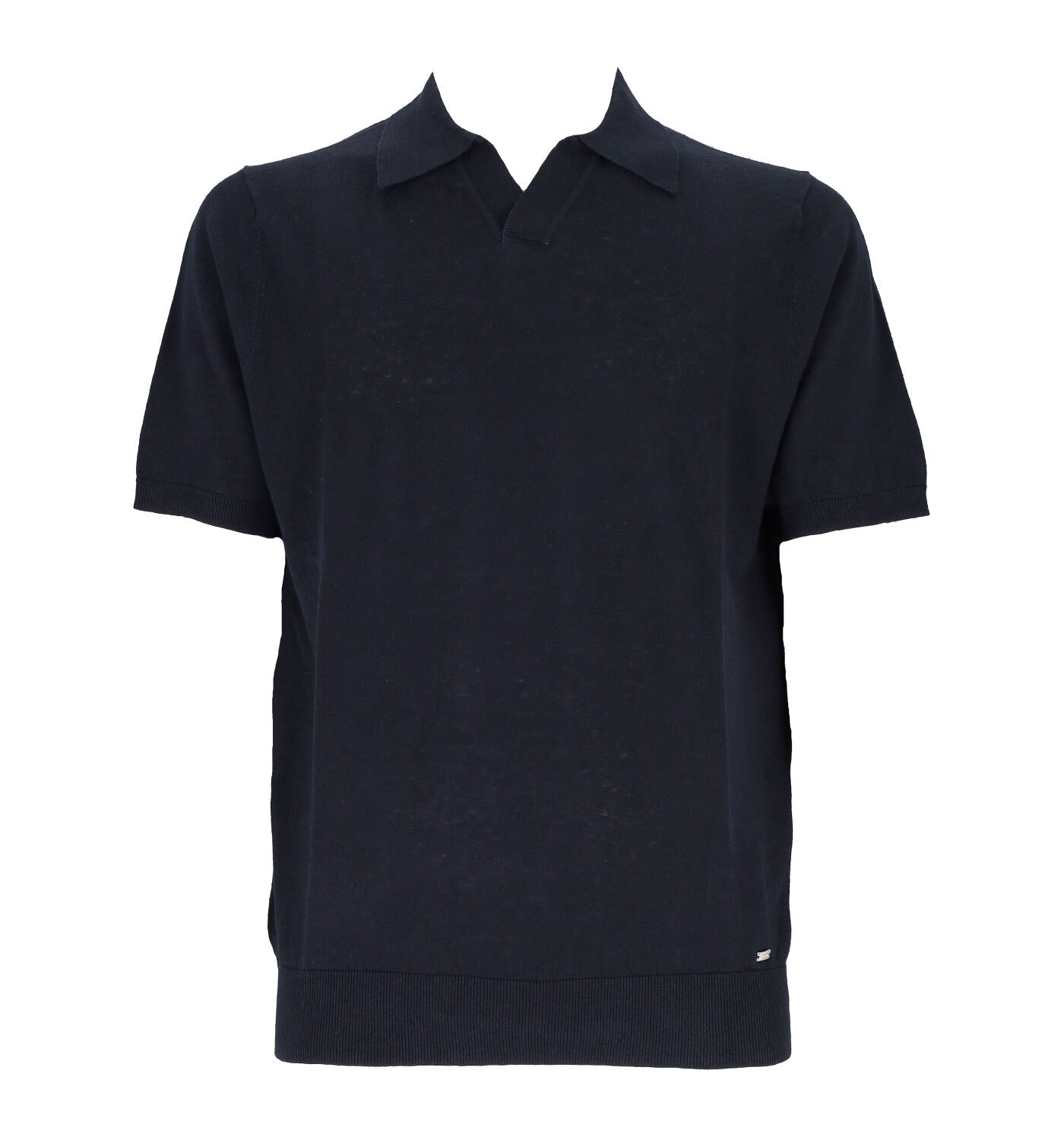 Polo mezza manica bowling misto lino