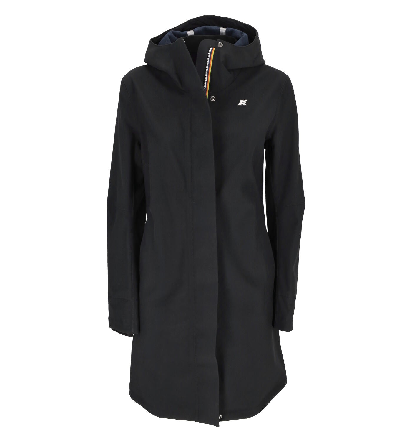 Giacca lunga con cappuccio