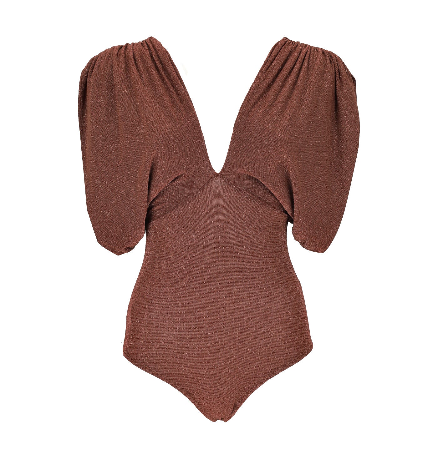 Body incrocio lurex