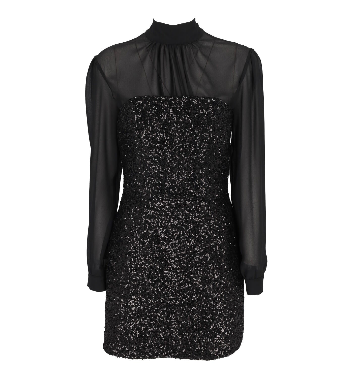 Abito corto con paillettes