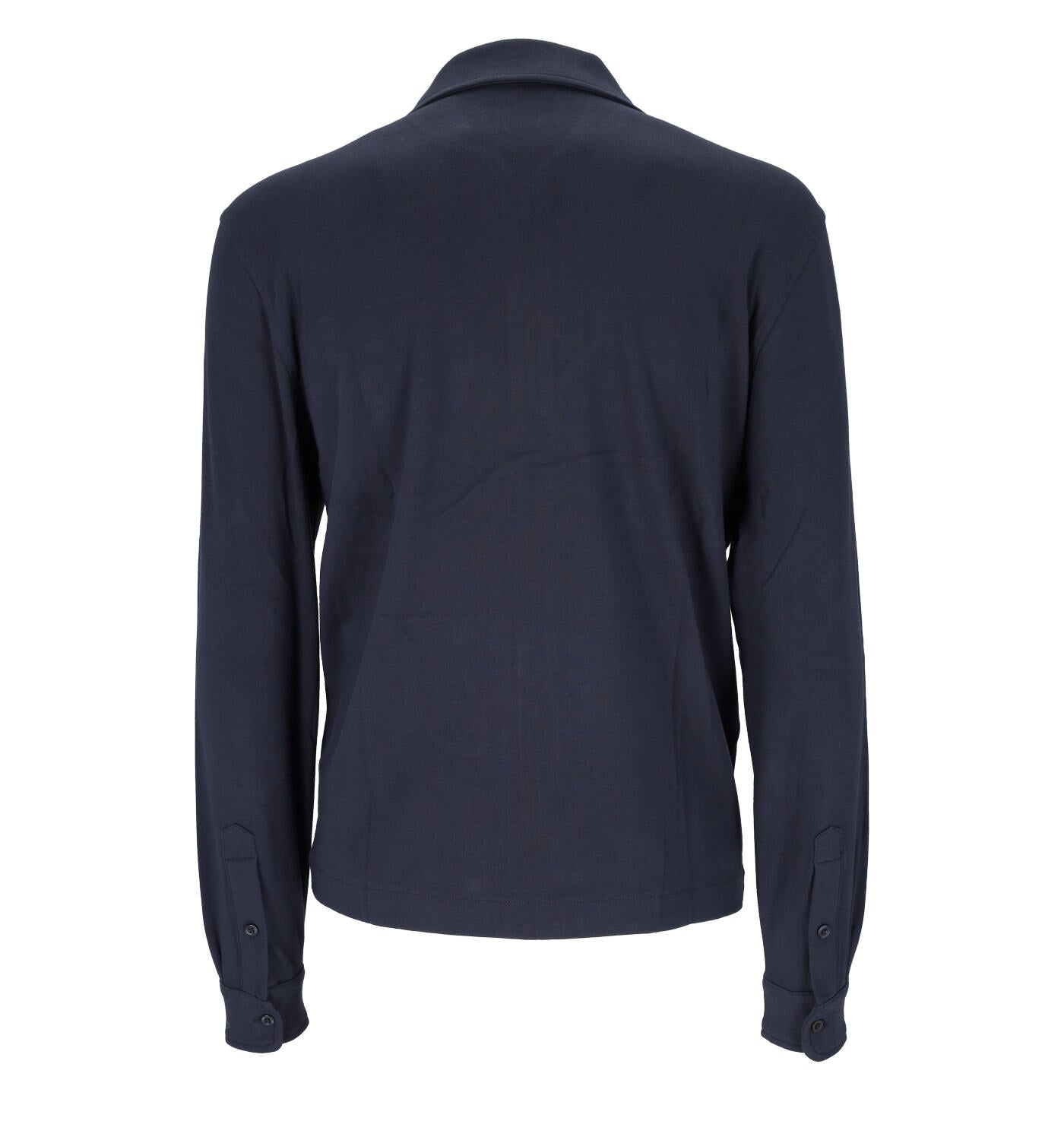 Overshirt manica lunga in felpa con zip