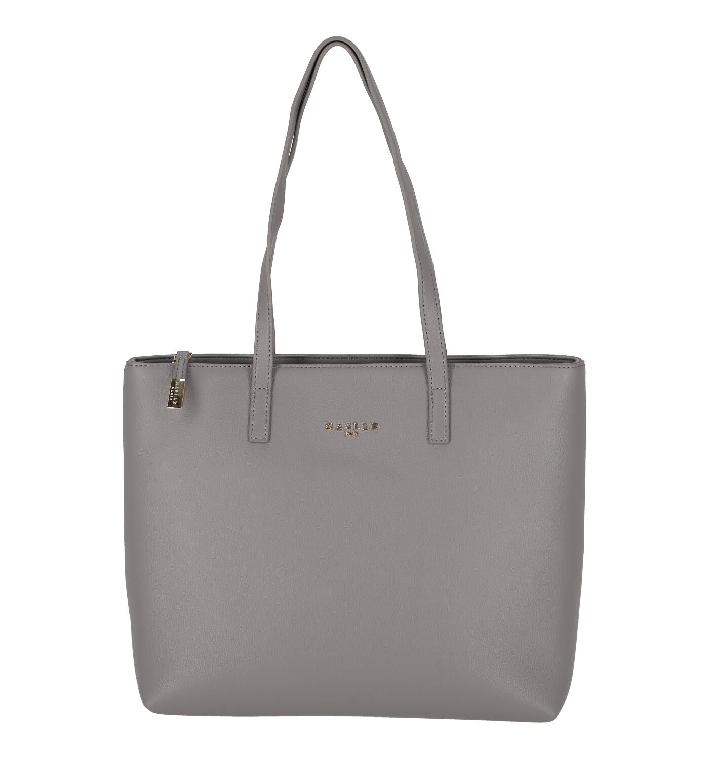 Borsa Shopping media con manici lunghi e chiusura zip