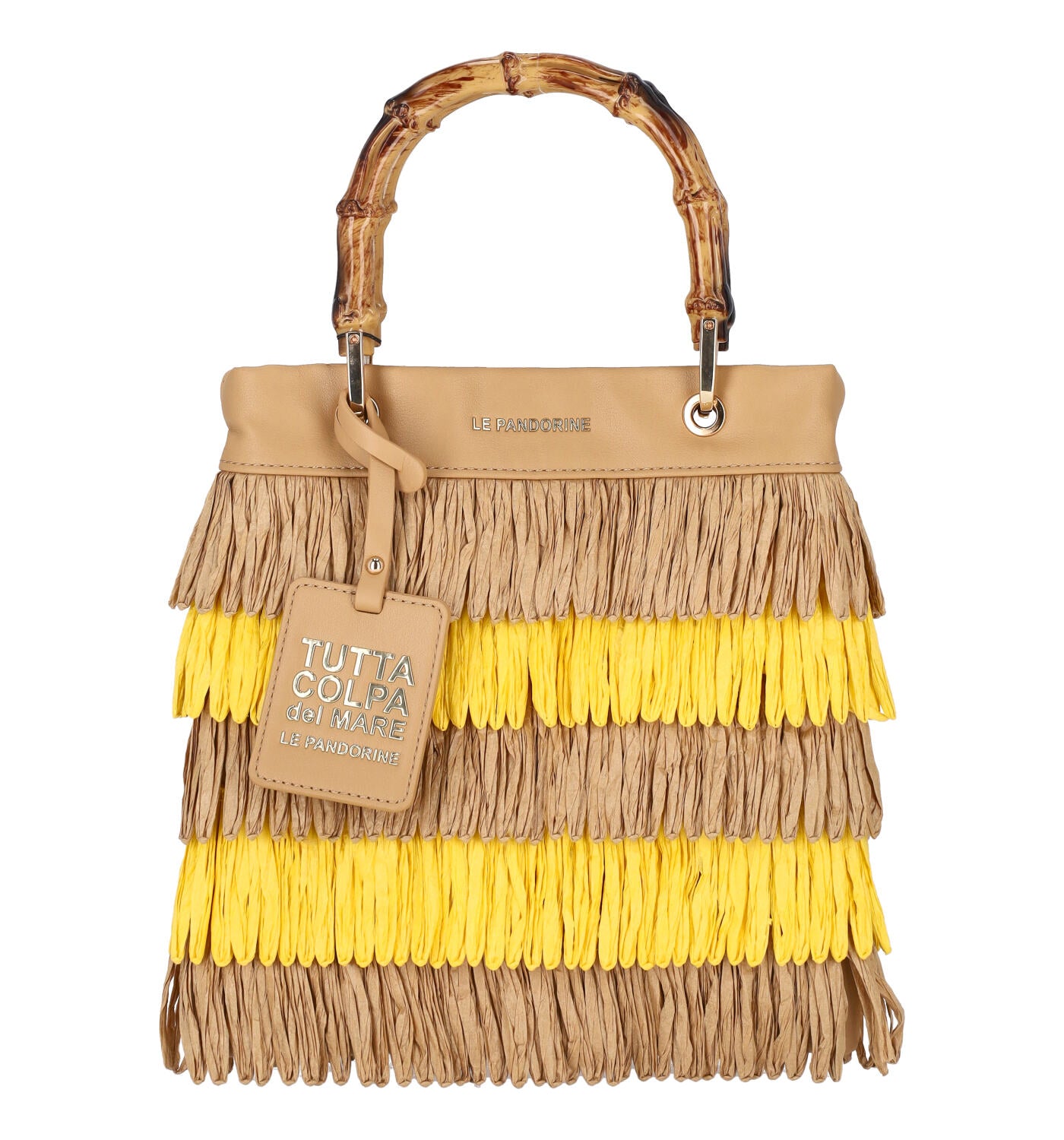 Mini bag piatta con frange  MARCY