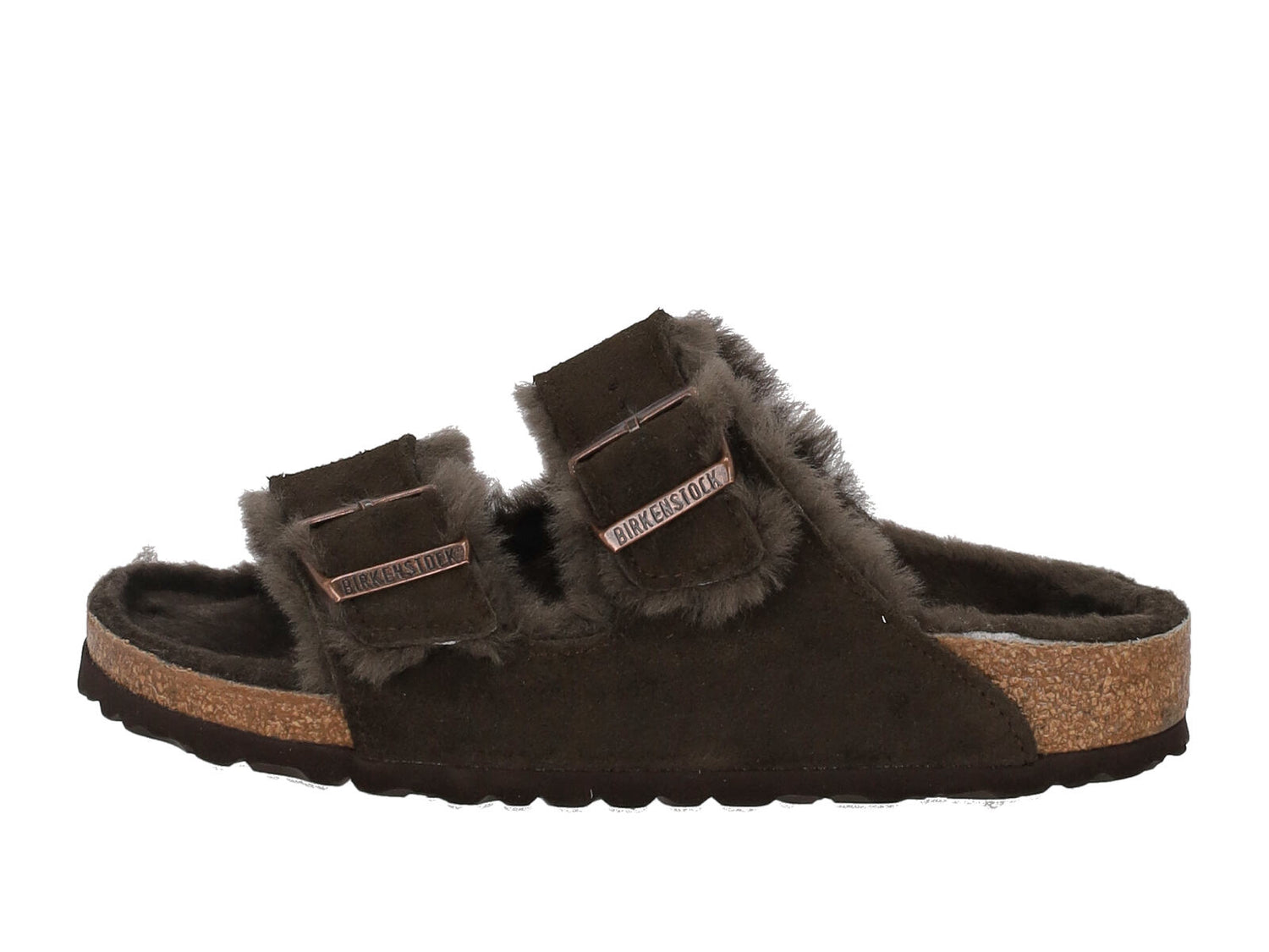 Ciabatta Arizona shearling , suola in sughero