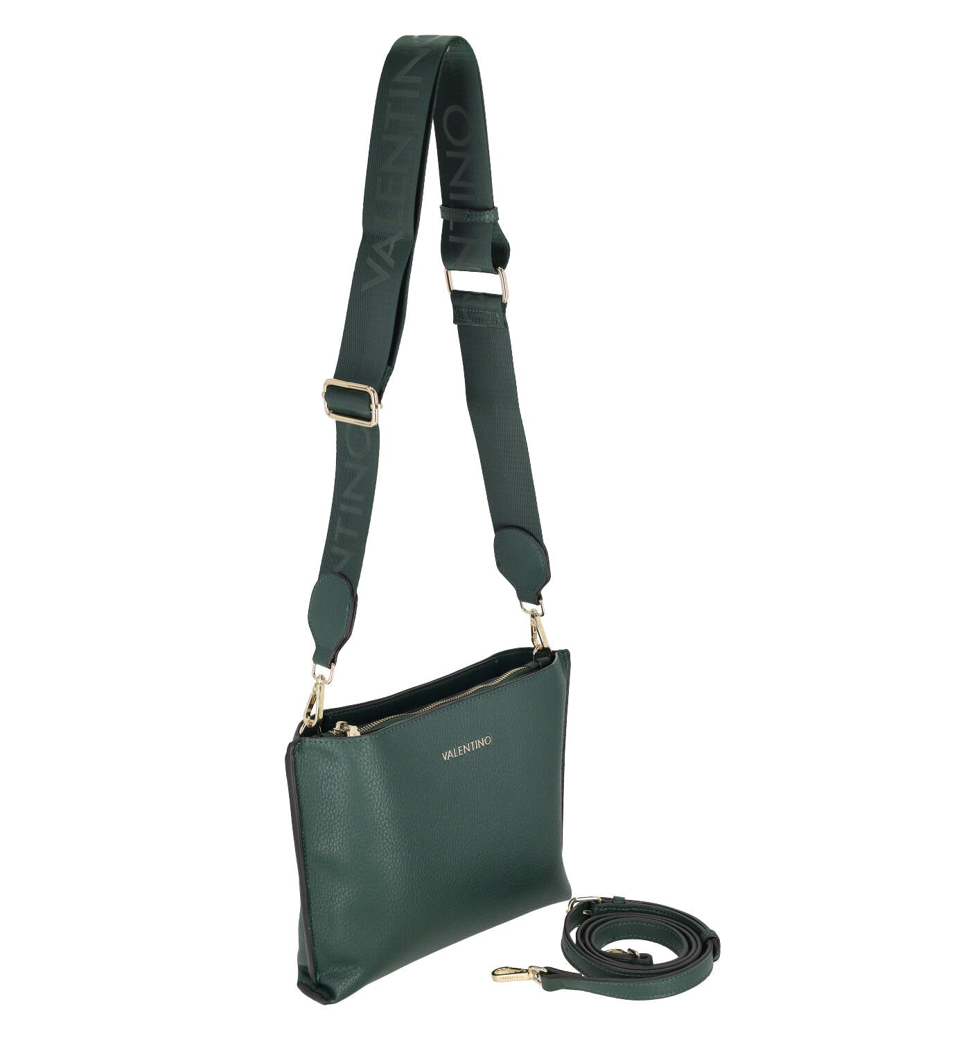 Borsa a tracolla con chiusura a zip e tracolla regolabile