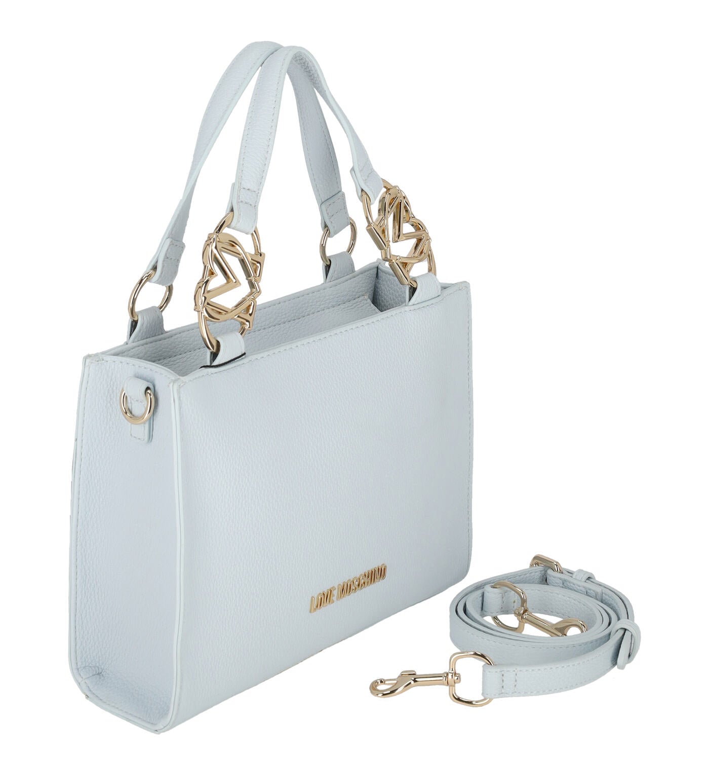 Borsa shopping bottalata piccola a mano con chiusura a zip e tracolla regolabile
