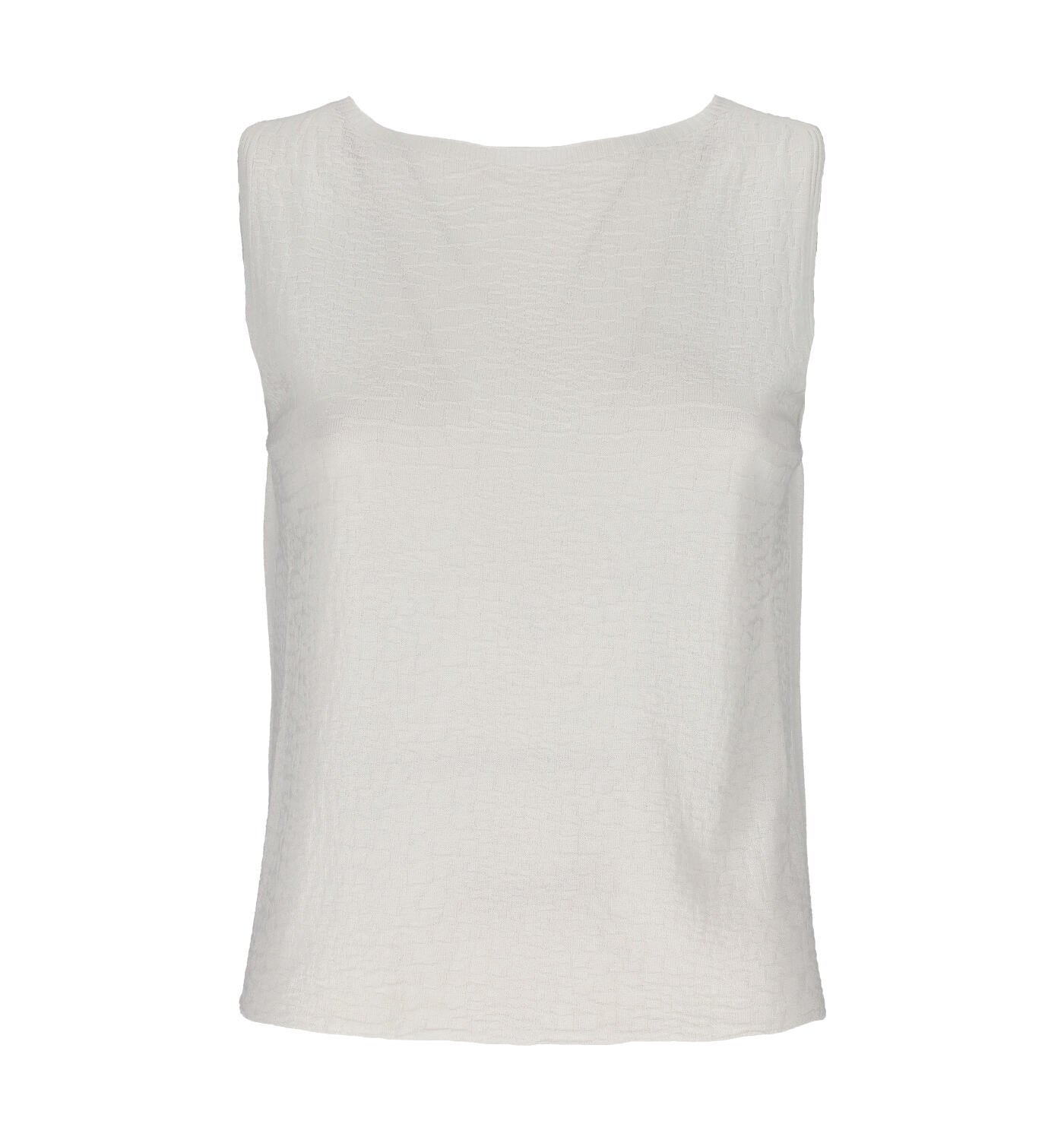 Maglia giromanica trama cocco