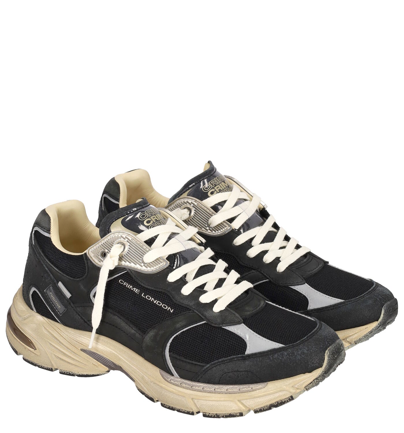 Running in pelle invecchiata con rete