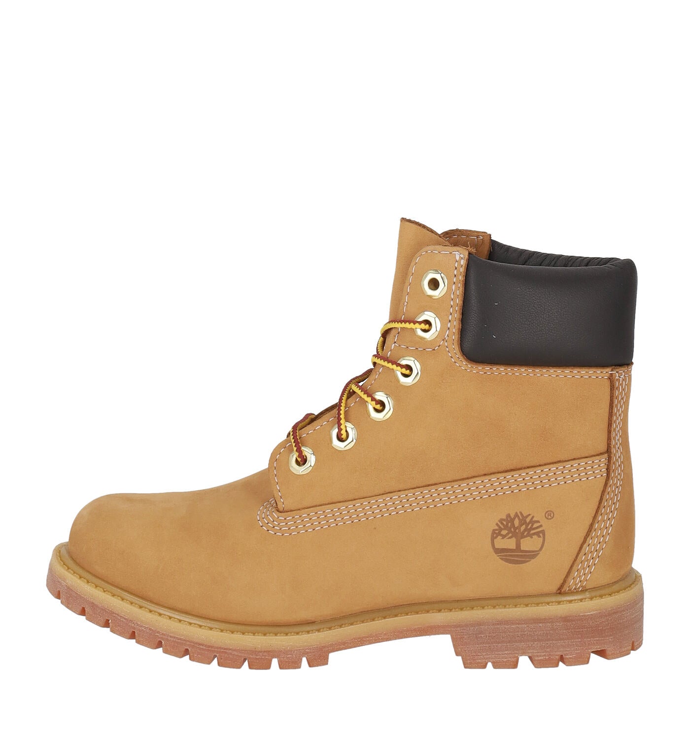 Anfibio in nabuk con lacci e suola in gomma