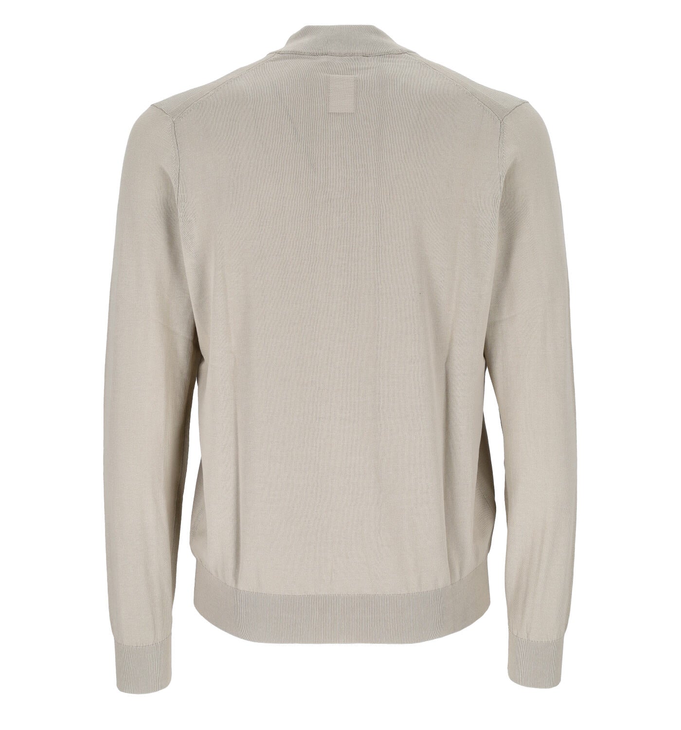 Maglia full zip in cotone