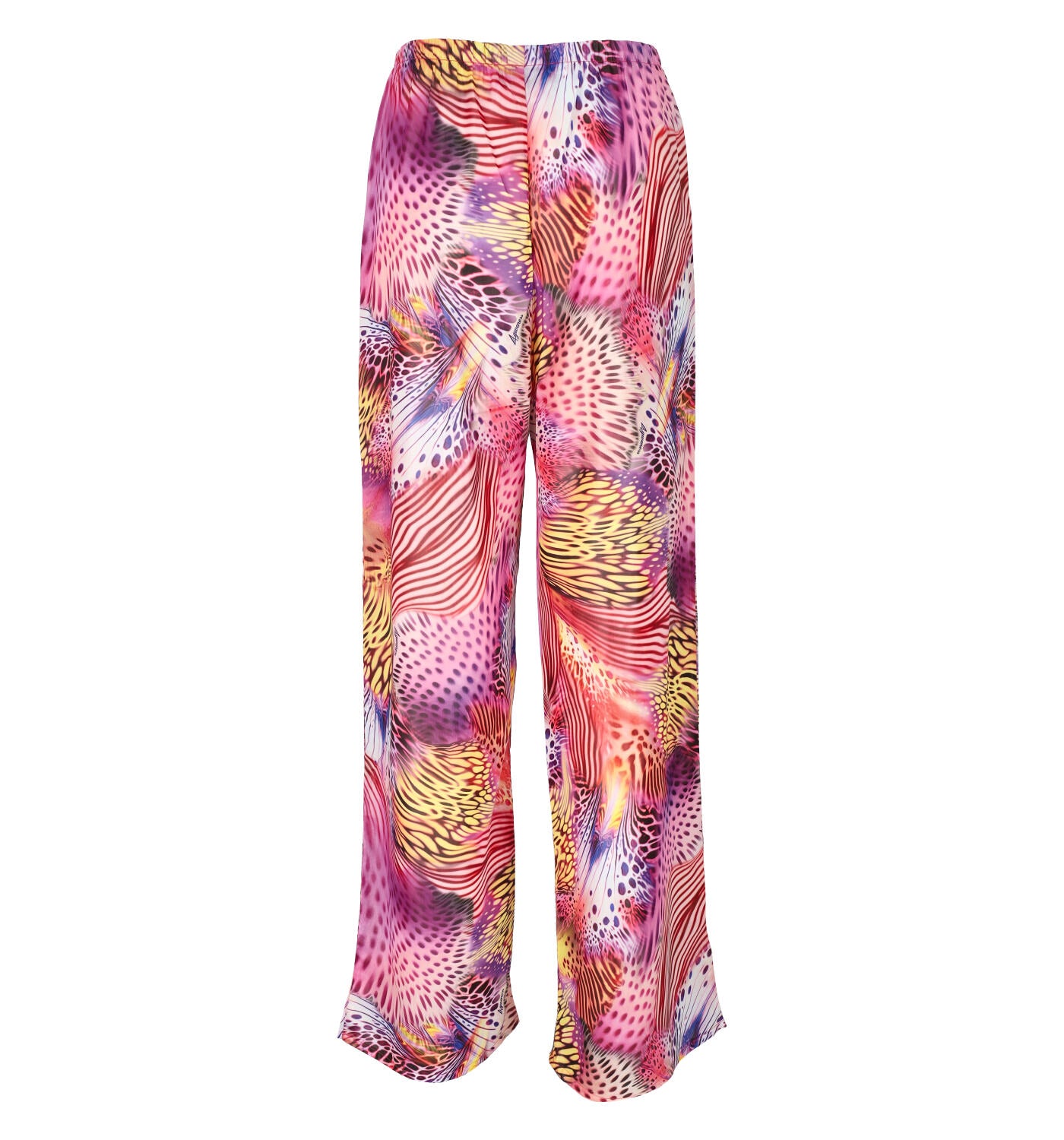 Pantalone a palazzo fantasia butterfly