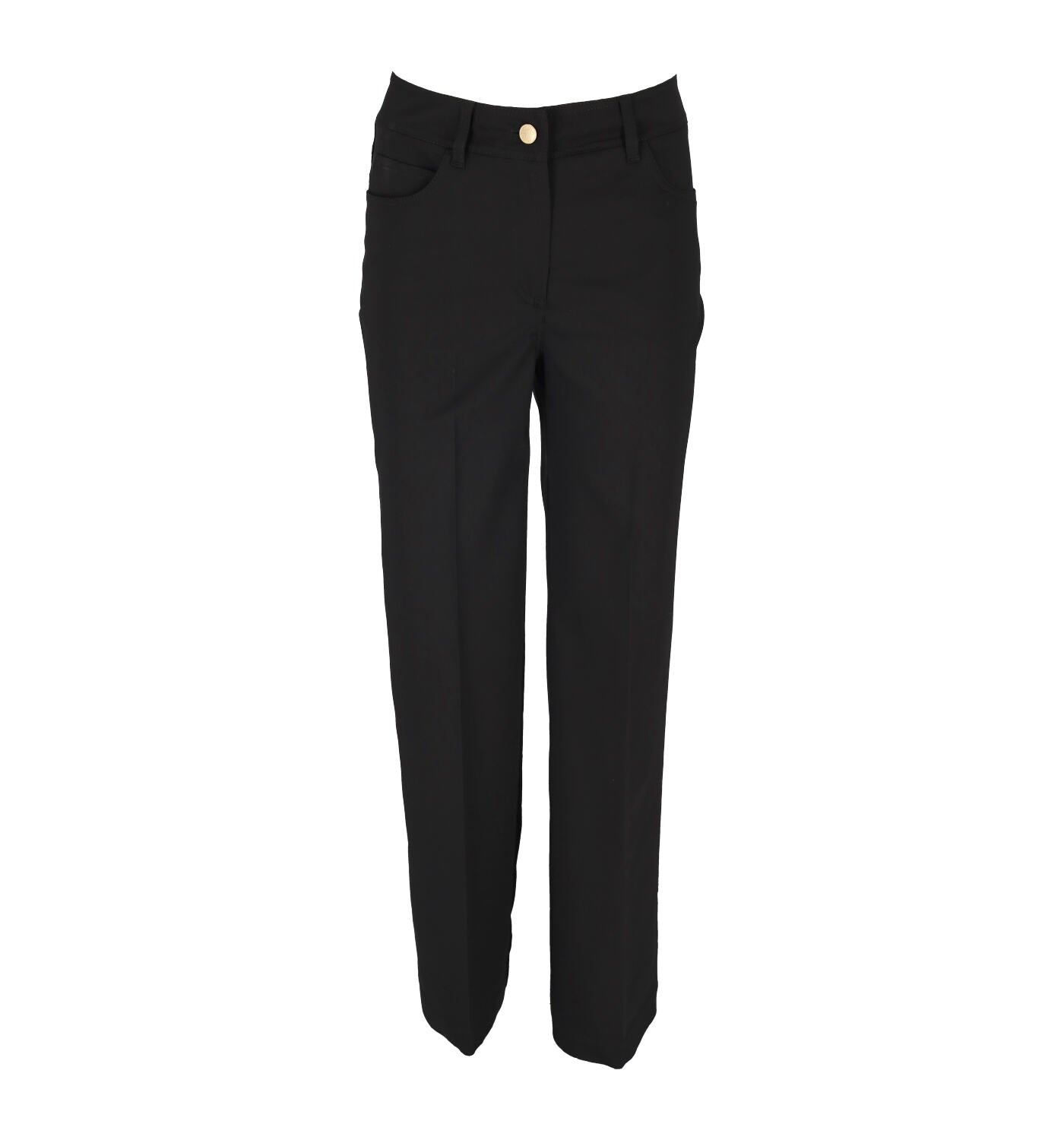 Pantalone a palazzo cinque tasche in cotone