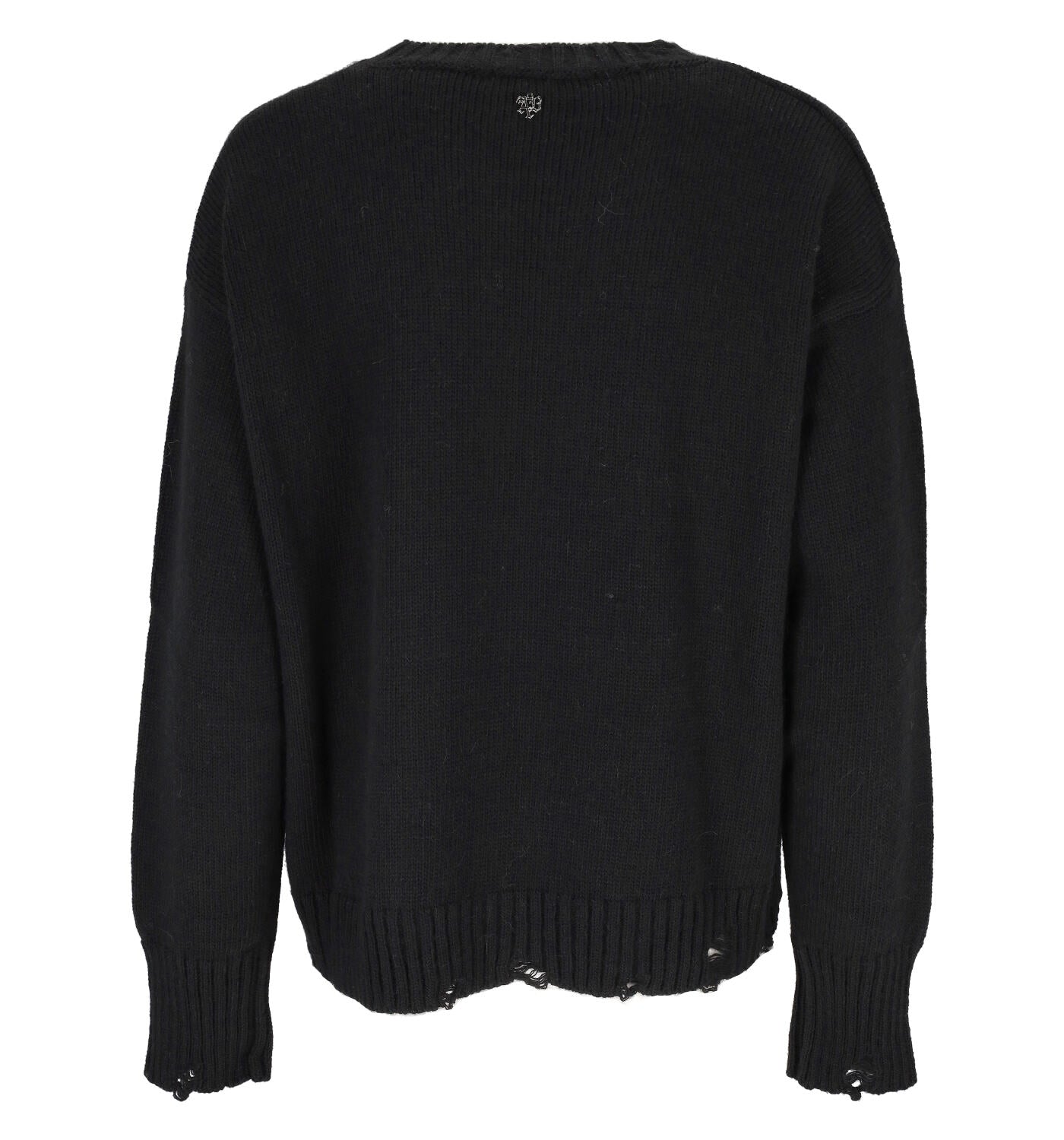 Maglioncino con scritta grande in lana