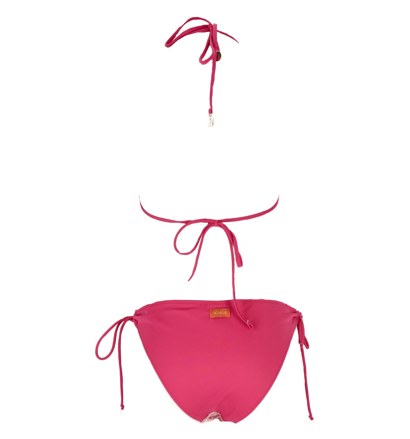 Costume con fascia più slip con laccetti