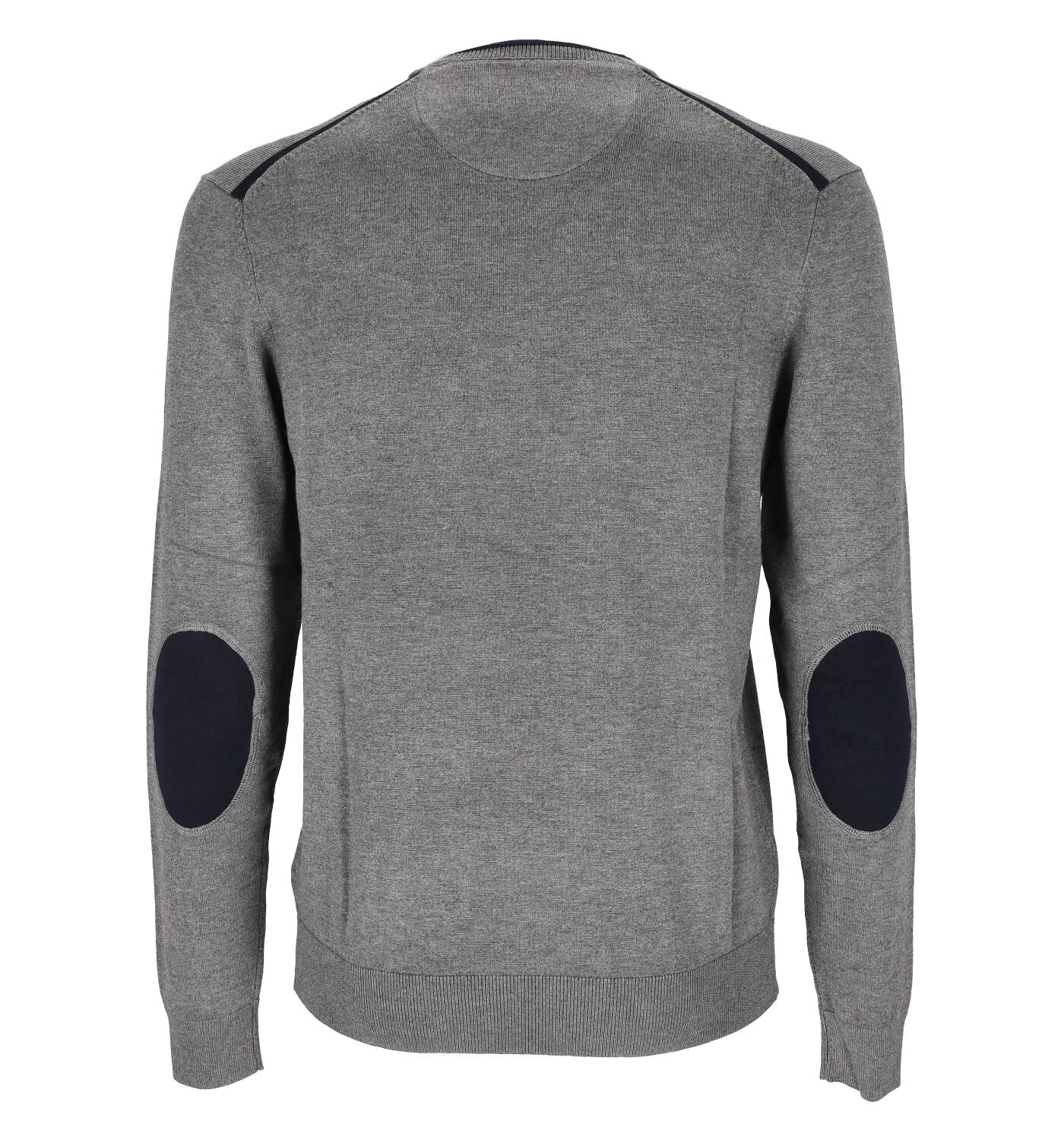 Girocollo con toppe sui gomiti