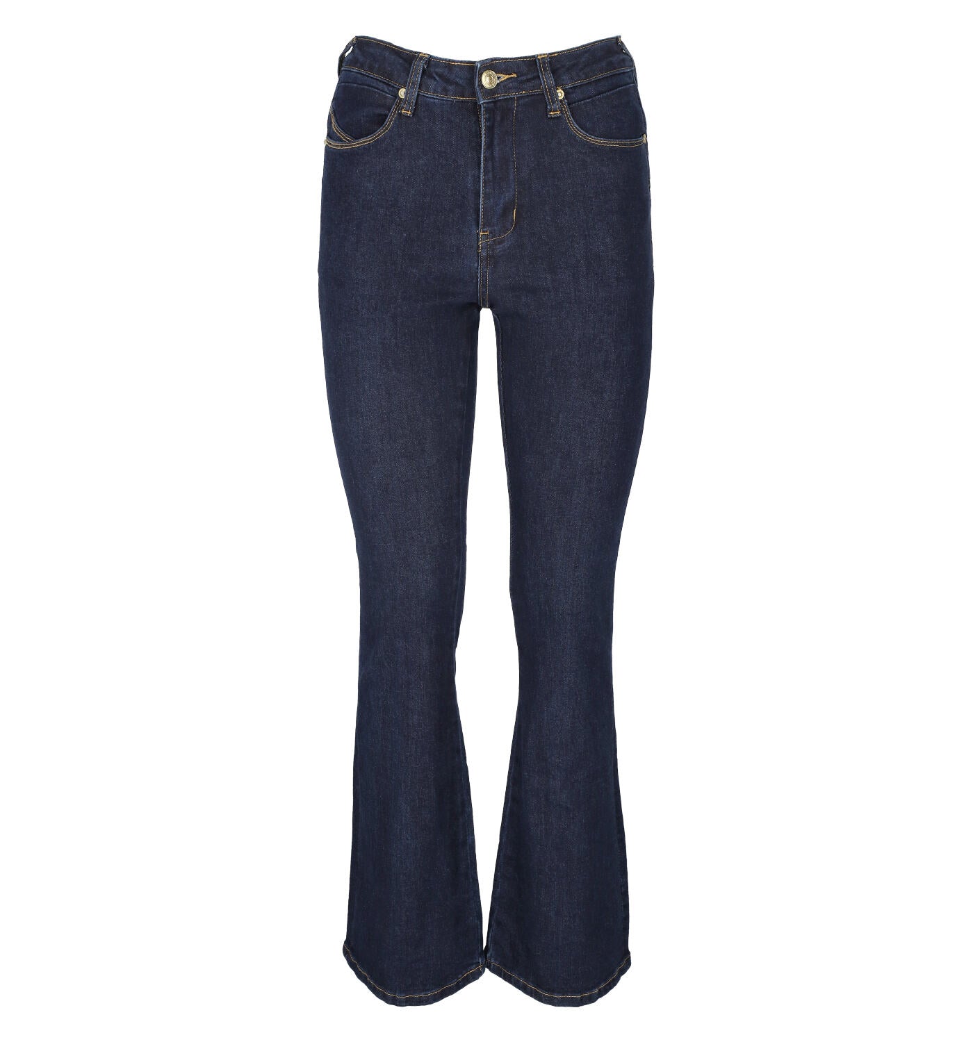 Jeans zampa elasticizzato lavaggio scuro