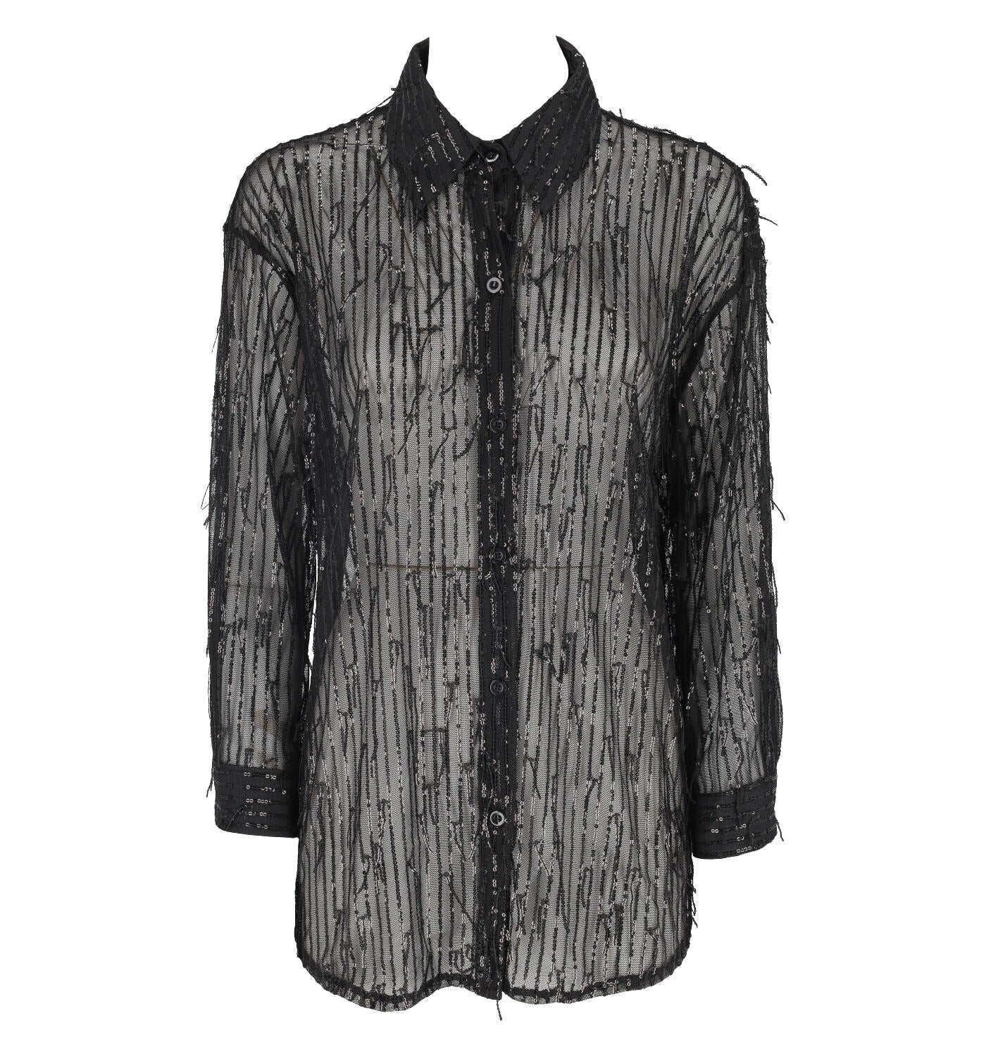 Camicia con paillettes