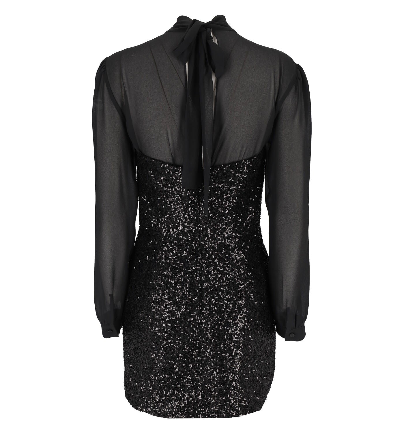 Abito corto con paillettes