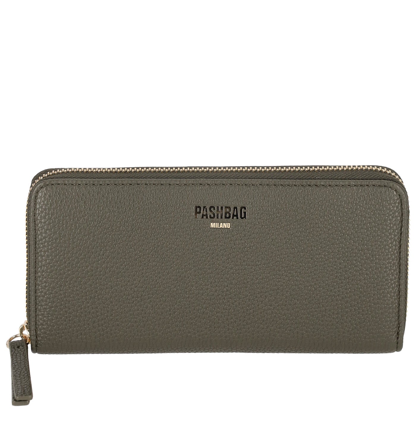 Portafoglio grande in pelle martellato con zip around