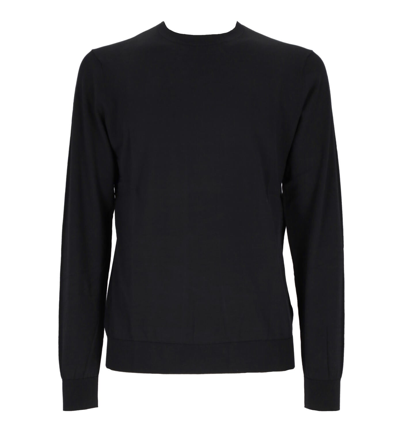 Girocollo manica lunga in cotone finezza 18