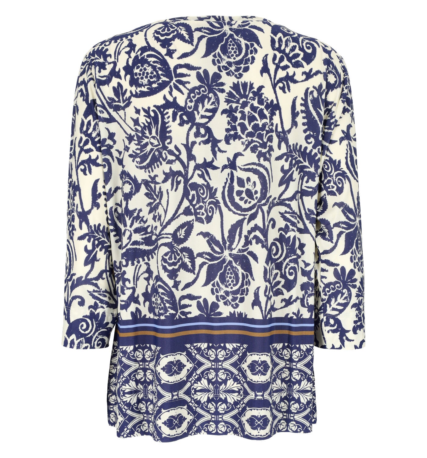 T-shirt manica 3/4 fantasia fiori