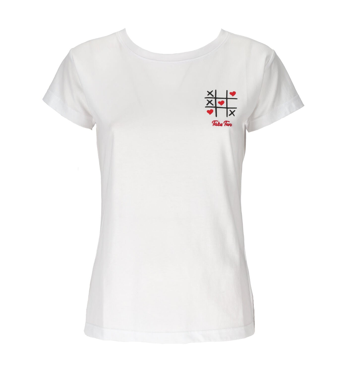 T-shirt  con disegno tris