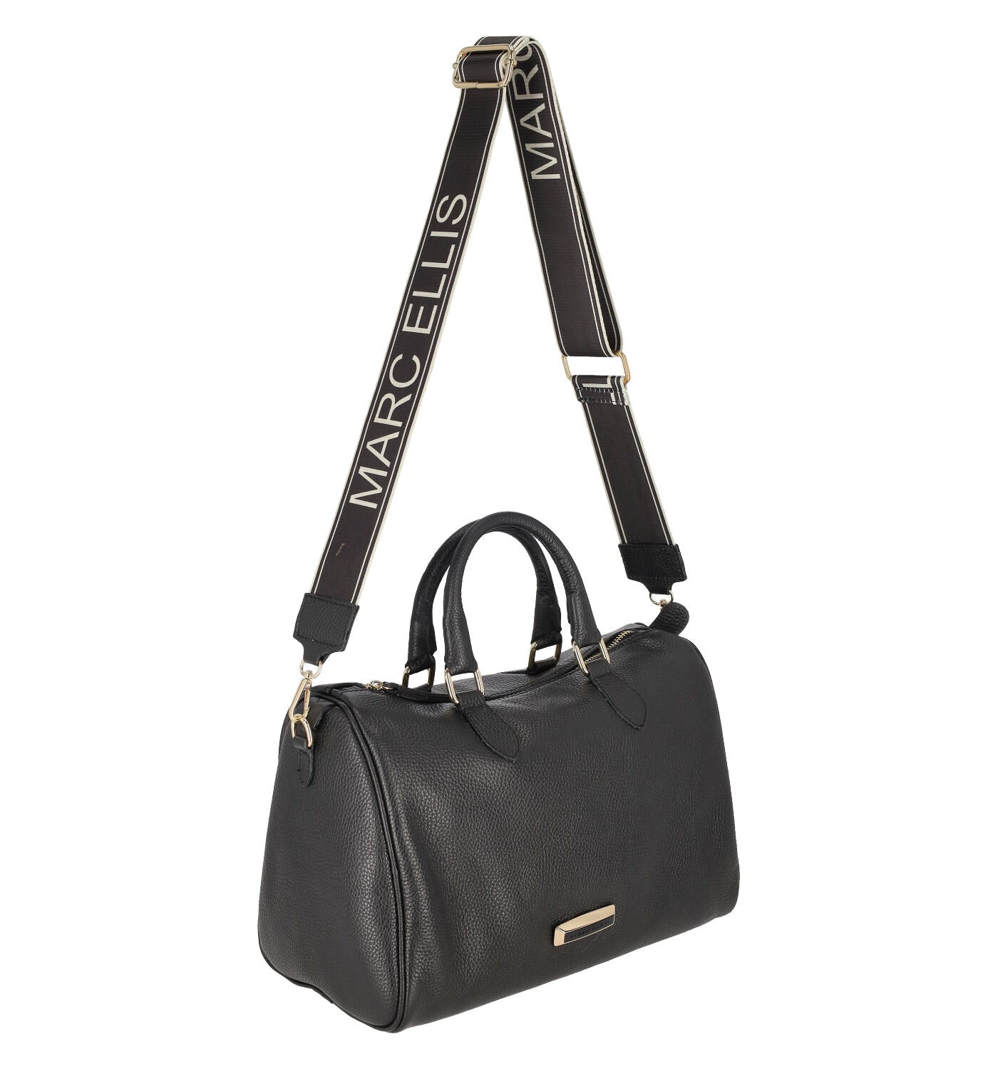 Borsa bauletto con chiusura a zip e tracolla regolabile