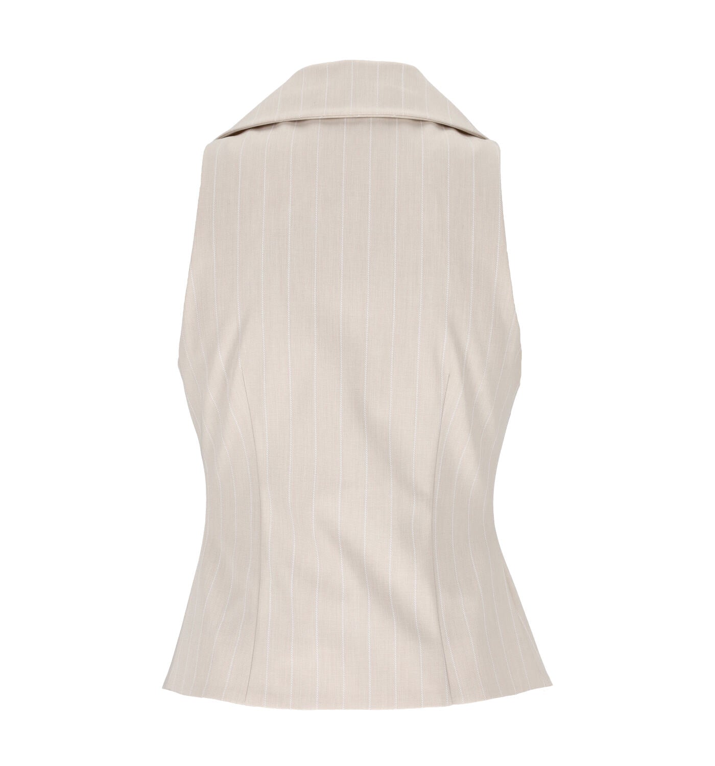 Gilet corto gessato