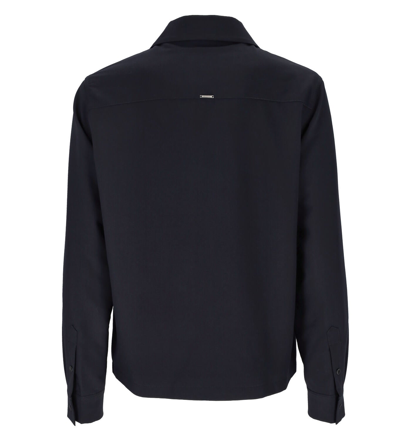 Overshirt con zip in poliviscosa