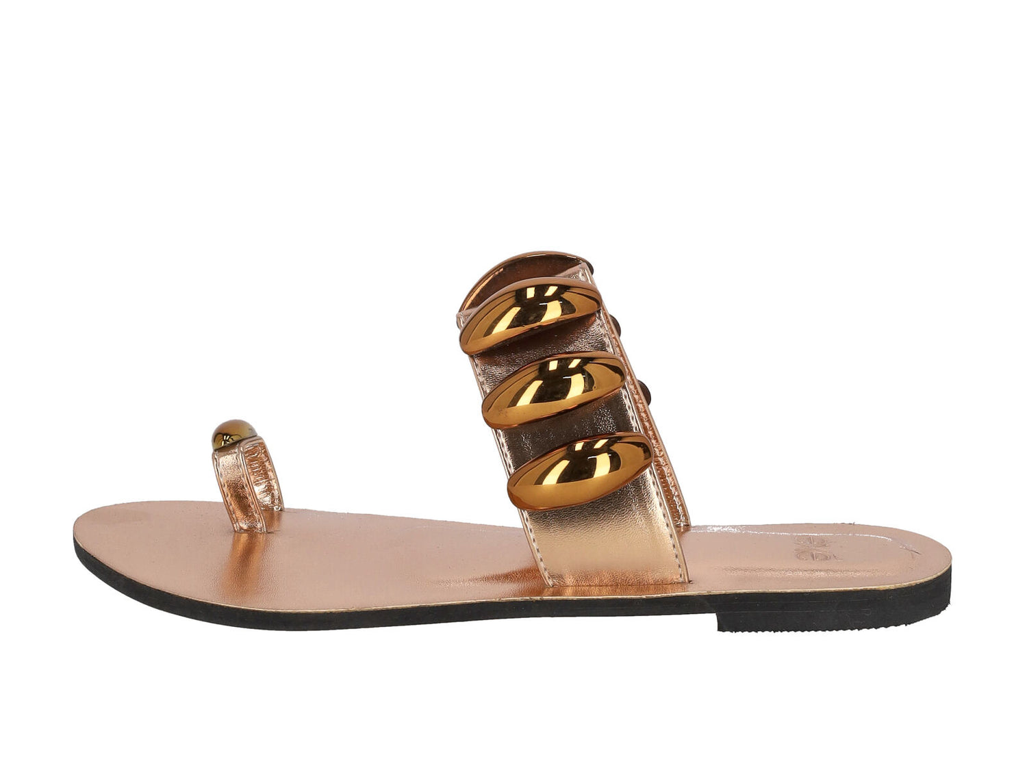 Flats con suola in cuoio