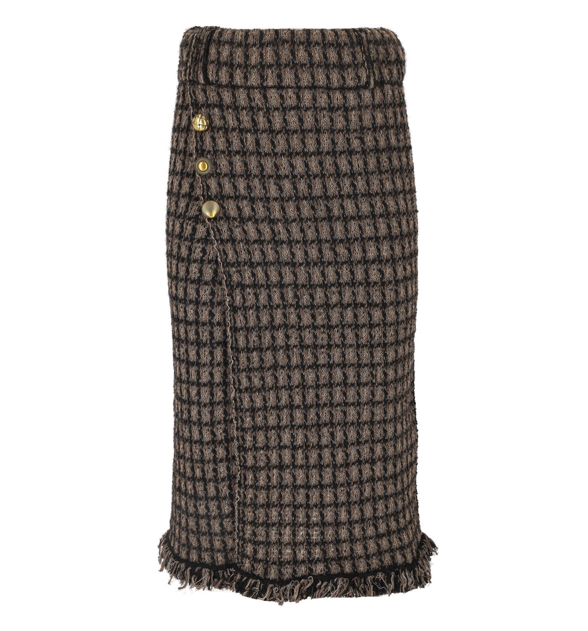 Gonna midi in tweed