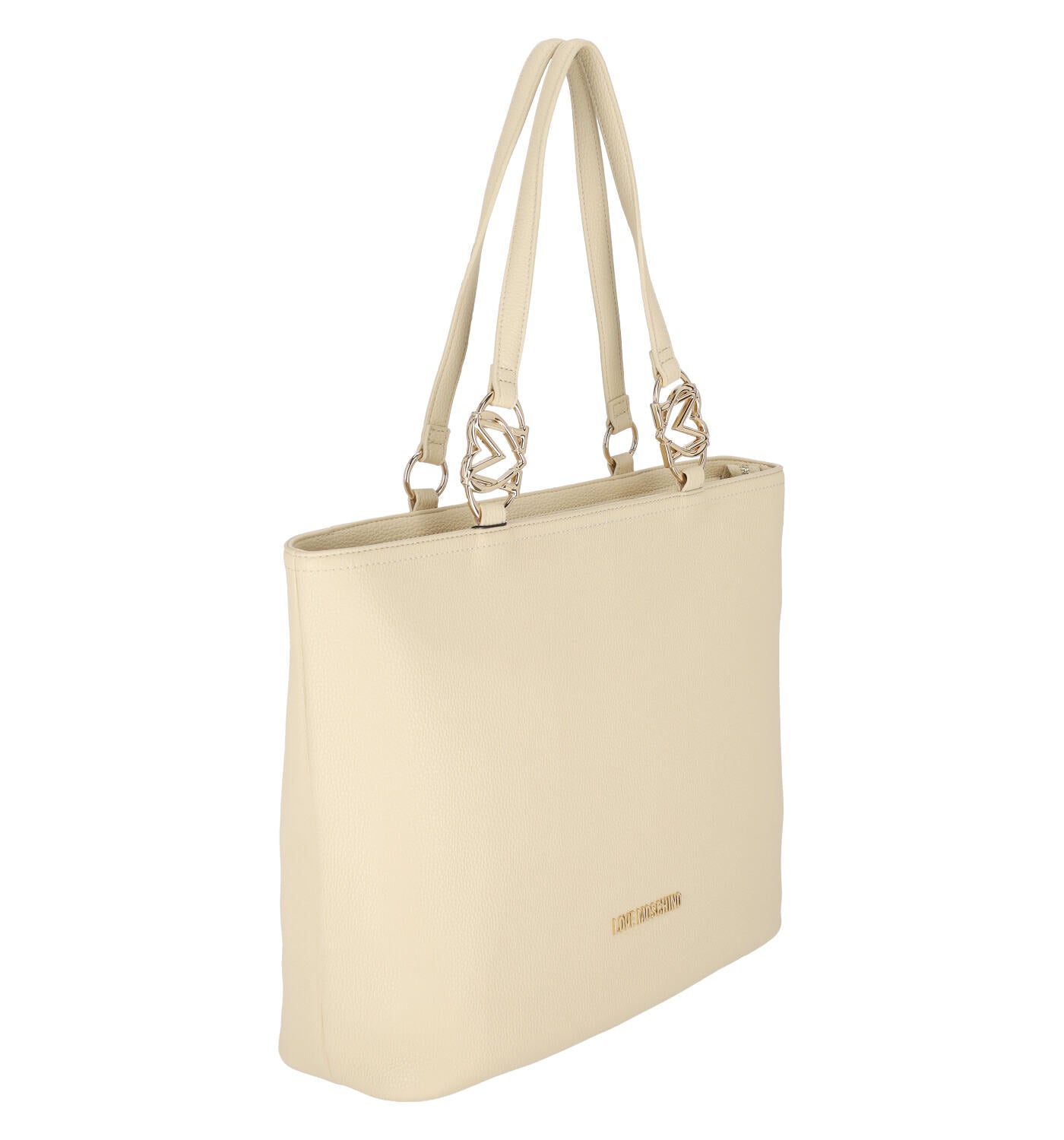 Borsa shopping bottalata grande con chiusura a zip