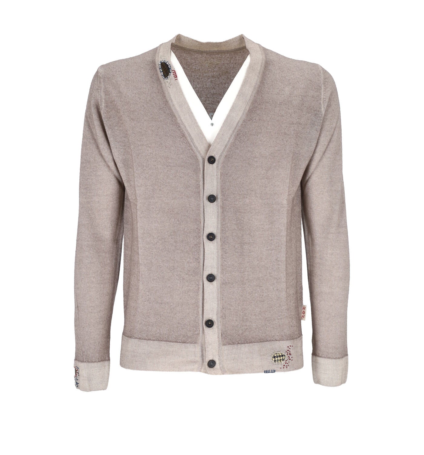 Cardigan in lana con bottoni