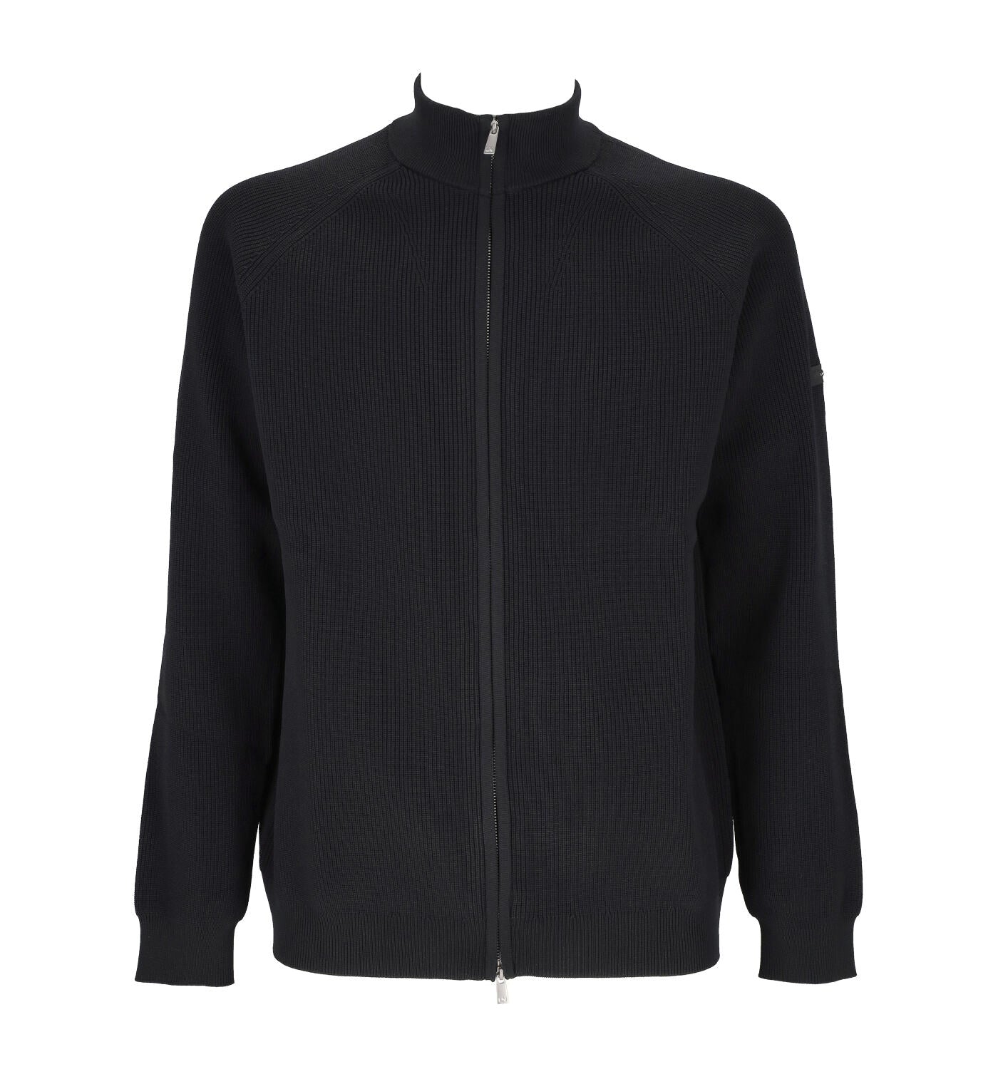 Cardigan manica lunga con zip .