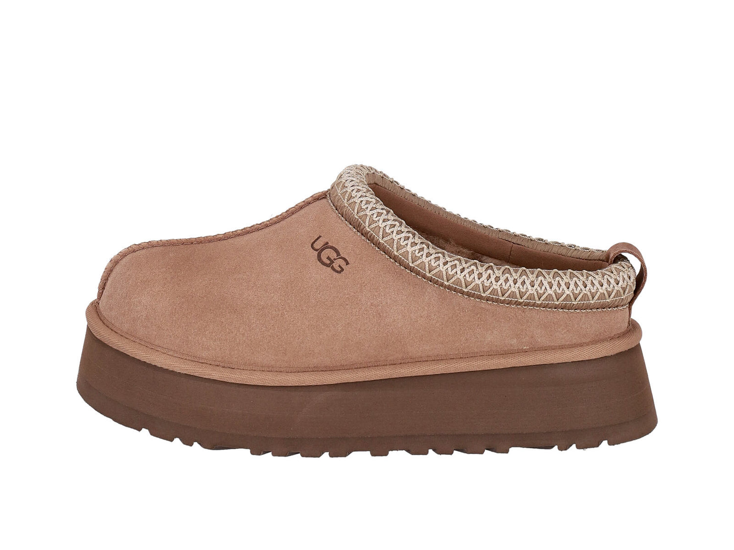 Sabot Tazz in camoscio con cuciture contrasto , suola in gomma.