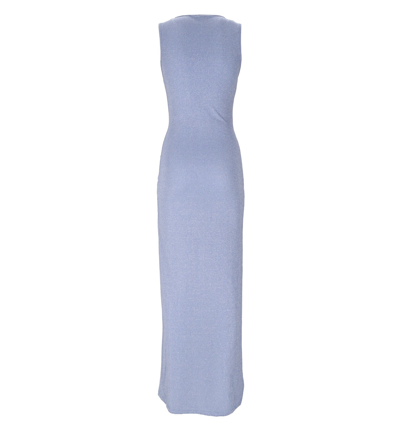 Abito lungo copricostume lurex con accessorio oro