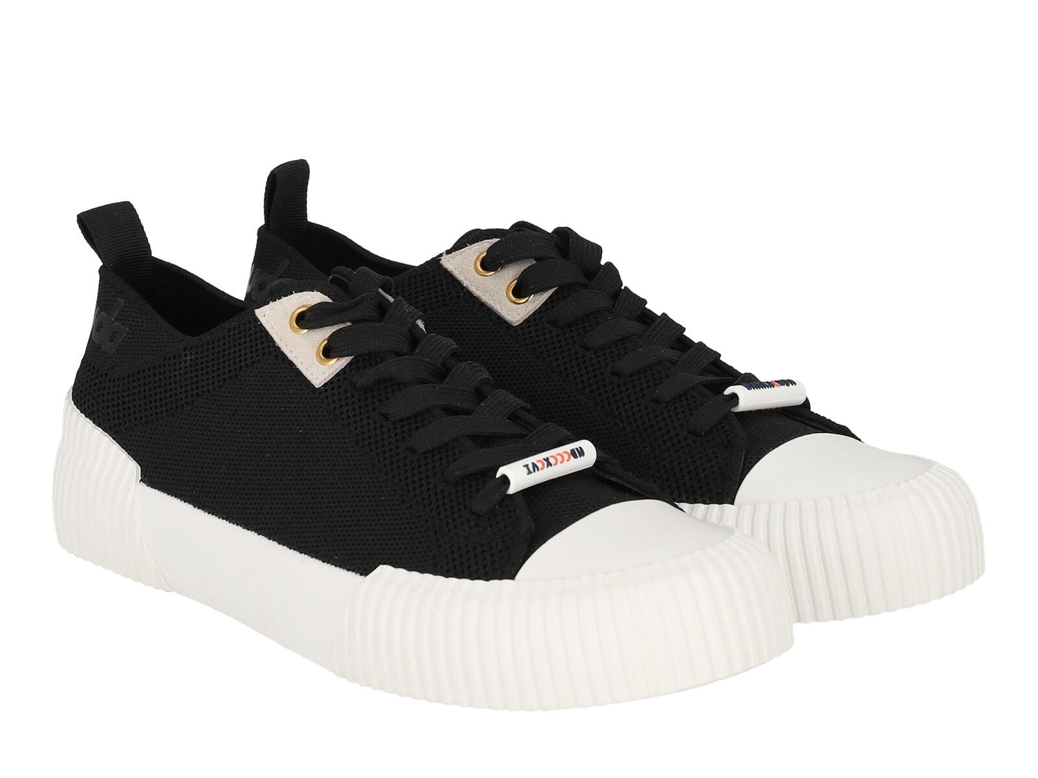 Sneakers in tessuto con suola in gomma